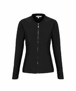Womens Long Sleeve Plain Black Rashie