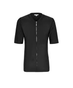 Womens Short Sleeve Plain Black Rashie