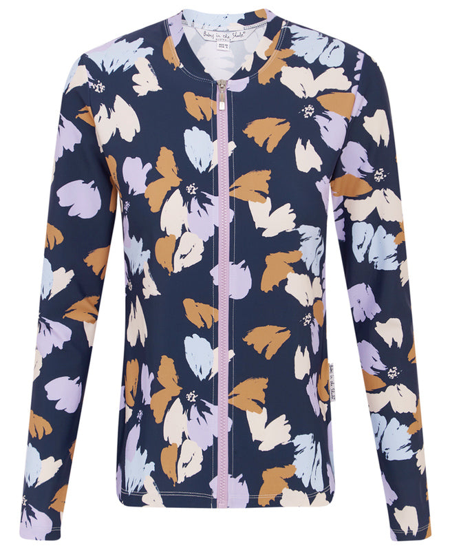 Womens Long Sleeve Purple Haze Rashie