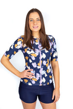 Womens Short Sleeve Purple Haze Rashie