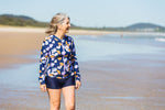 Womens Long Sleeve Purple Haze Rashie