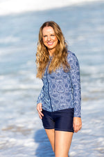Womens Long Sleeve Snake Skin Rashie (SIZES 6, 8, 12, 20 ONLY)
