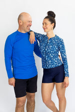Mens Sky Blue Rash Shirt