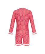 Pinwheel Red Girls UV Suit (SIZE 00, 0, 1 ONLY)