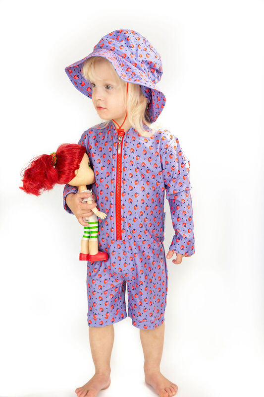 Girls Strawberry Delight UV Suit