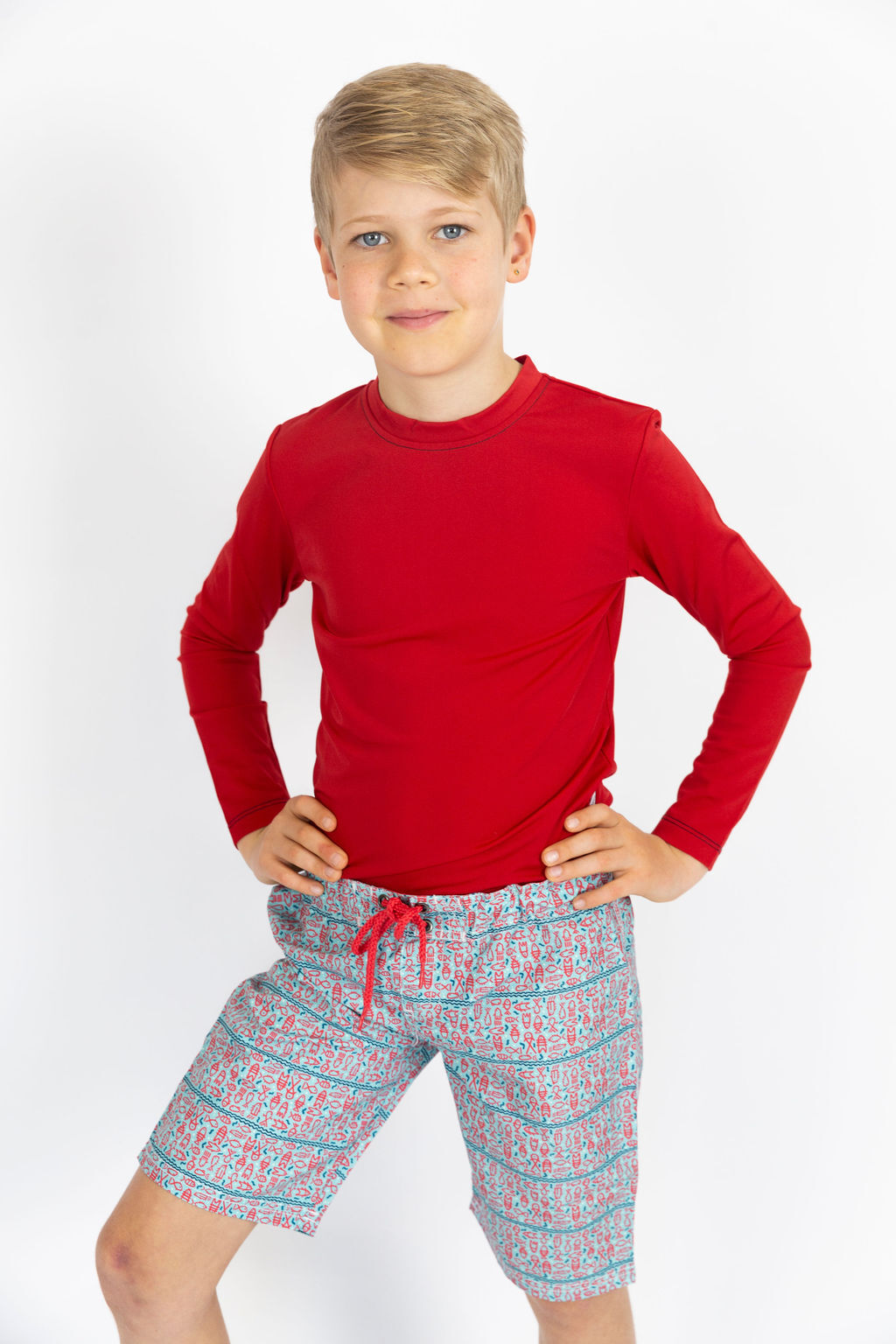 Boys Boardshorts HIEROFISH  (SIZES 3, 5, 6, 7, 14 ONLY)