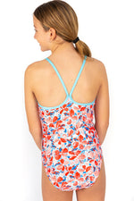Girls Coral Bathers