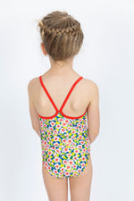 Girls Hibiscus Bathers  (SIZES 4, 5, 6, 7, 8, 12 ONLY)