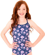 Girls Pink Daisy Bathers (SIZES 3, 4, 5, 6 ONLY)