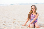 Girls Pom Pom Bathers (SIZES 3, 4, 5, 6, 7 ONLY)