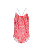 Girls Pinwheel Red Bathers (SIZES 3, 4, 5, 6, 7 ONLY)