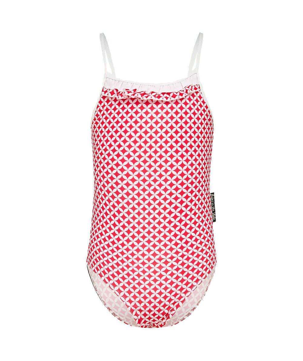 Retro Raspberry Bathers (SIZES 3, 4, 5, 6, 14 ONLY)