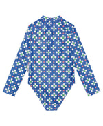 Girls Clover Long Sleeve Bathers