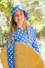 Girls Clover Long Sleeve Bathers