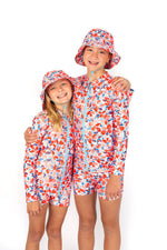 Girls Coral Swim Trunks (SIZES 4, 6, 7, 14 ONLY)