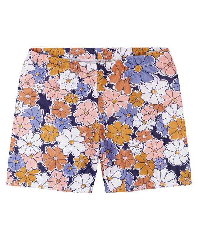 Girls Flower Power Swim Trunks
