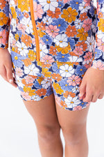 Girls Flower Power Swim Trunks