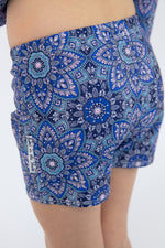 Girls Mandala Swim Trunks (SIZES 3, 4, 5, 6, 8, 10, 12 ONLY)