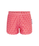 Girls Pinwheel Red Trunks (SIZES 1, 2, 3 ONLY)
